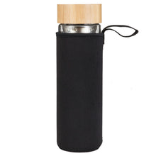 Laden Sie das Bild in den Galerie-Viewer, Trinkflasche to go aus Glas inkl. Bio Tee-Set - Natureone Tea World